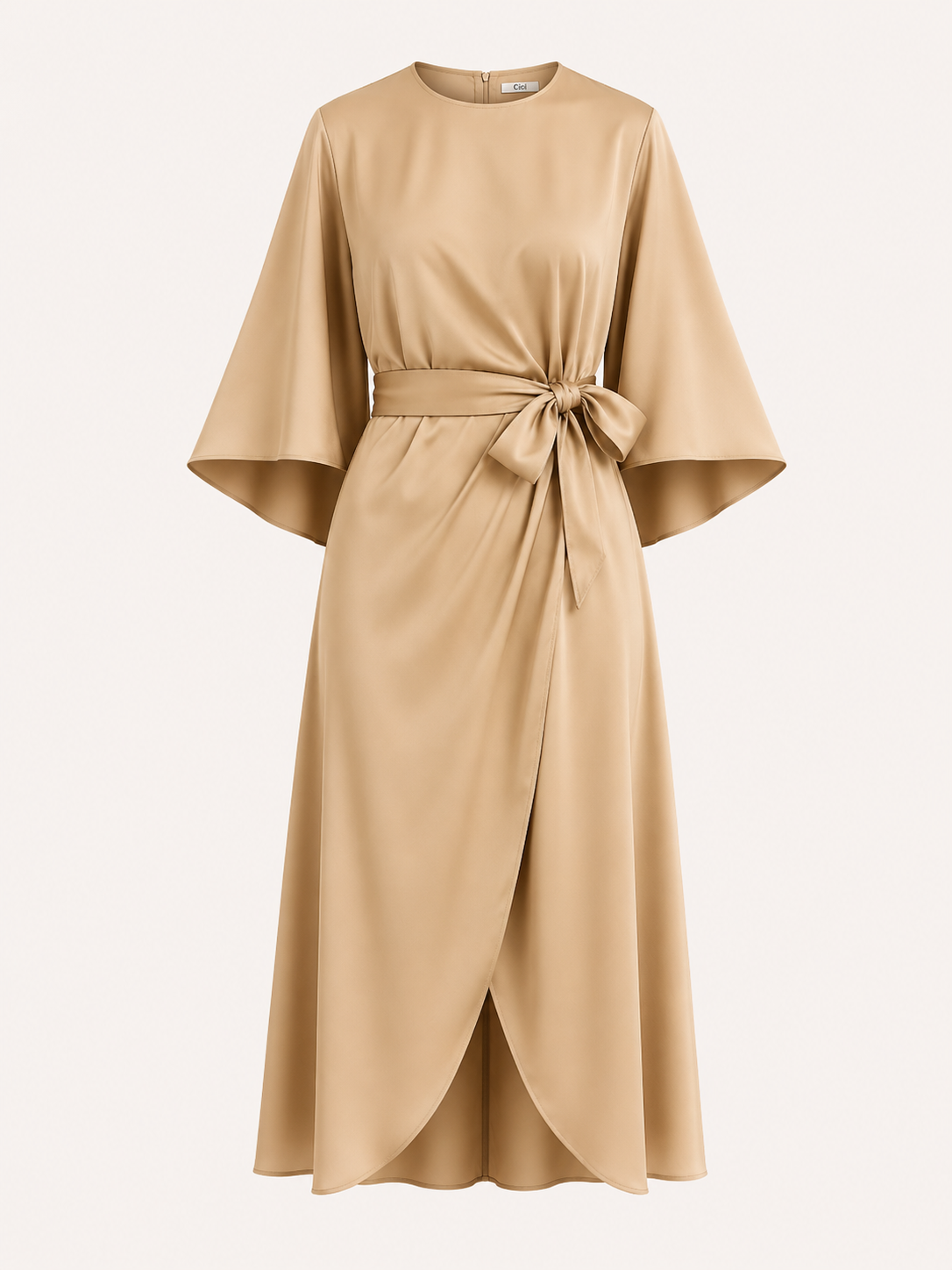 MONACO FALL DRESS BEIGE