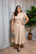 GRACE DRESS BEIGE