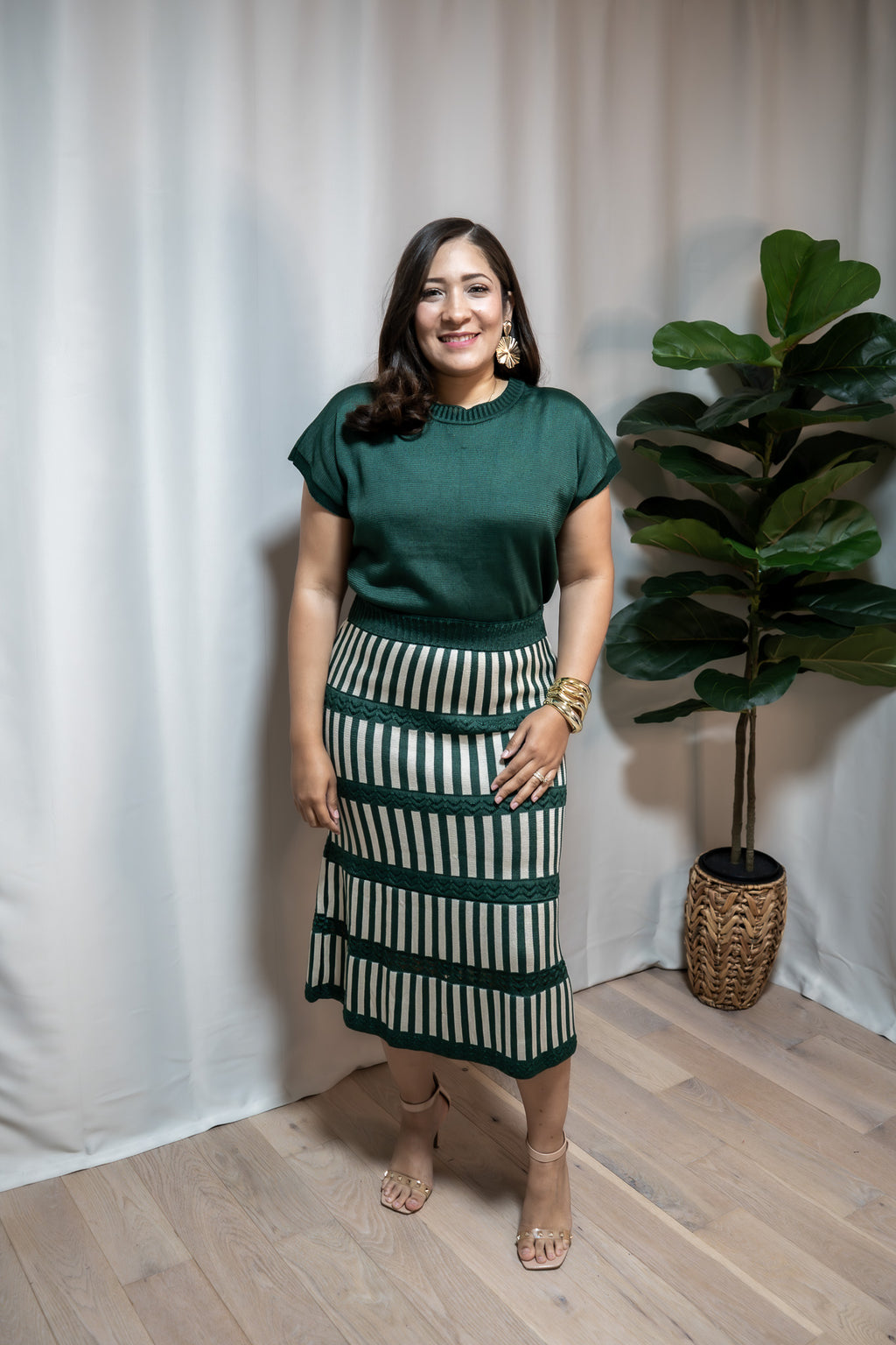 VALENTINA SET DARK GREEN