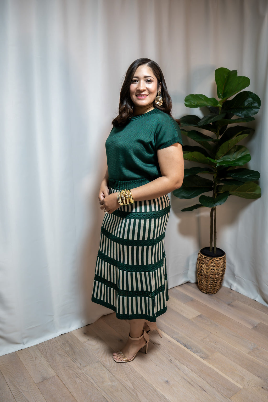 VALENTINA SET DARK GREEN