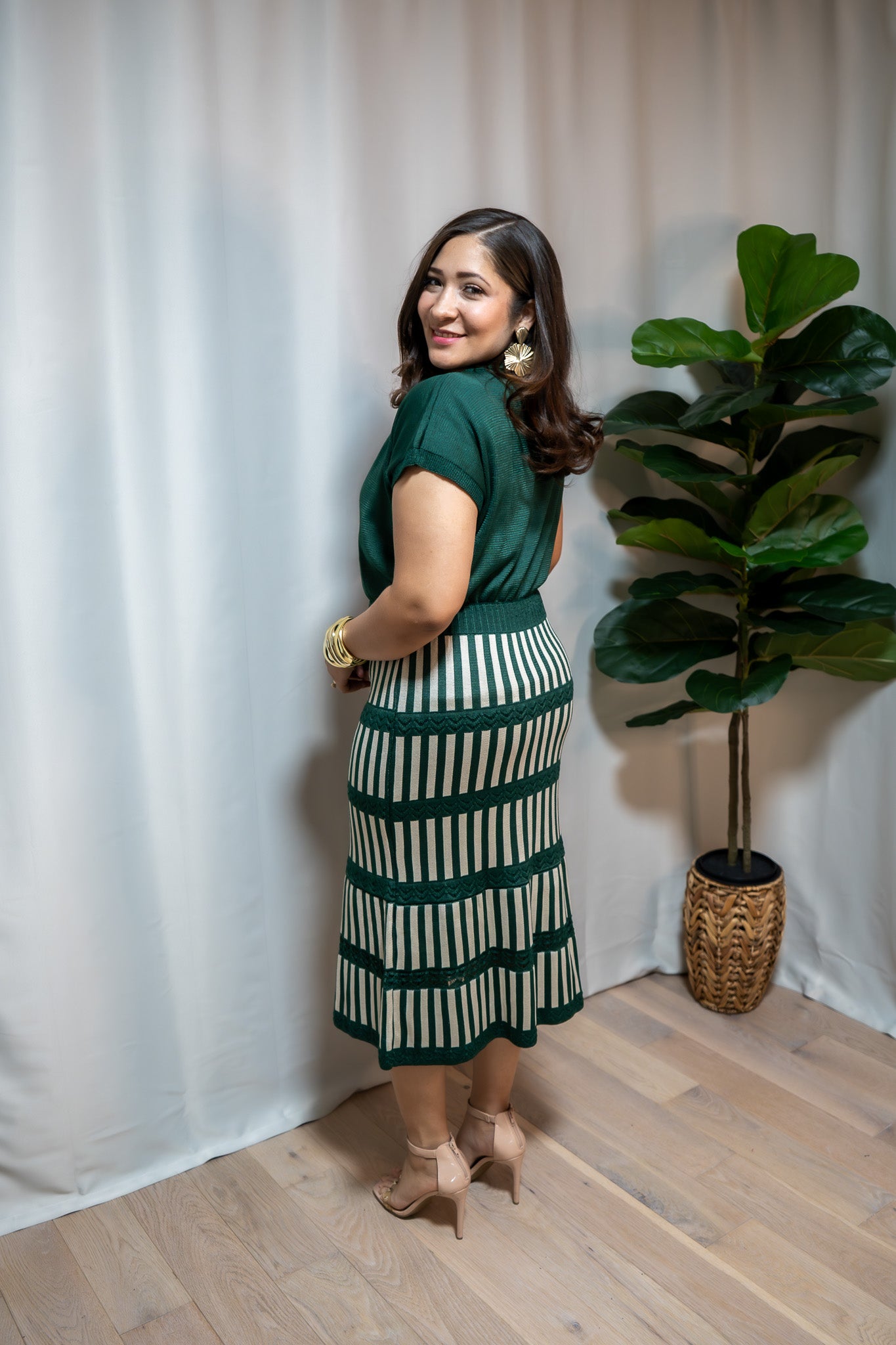 VALENTINA SET DARK GREEN