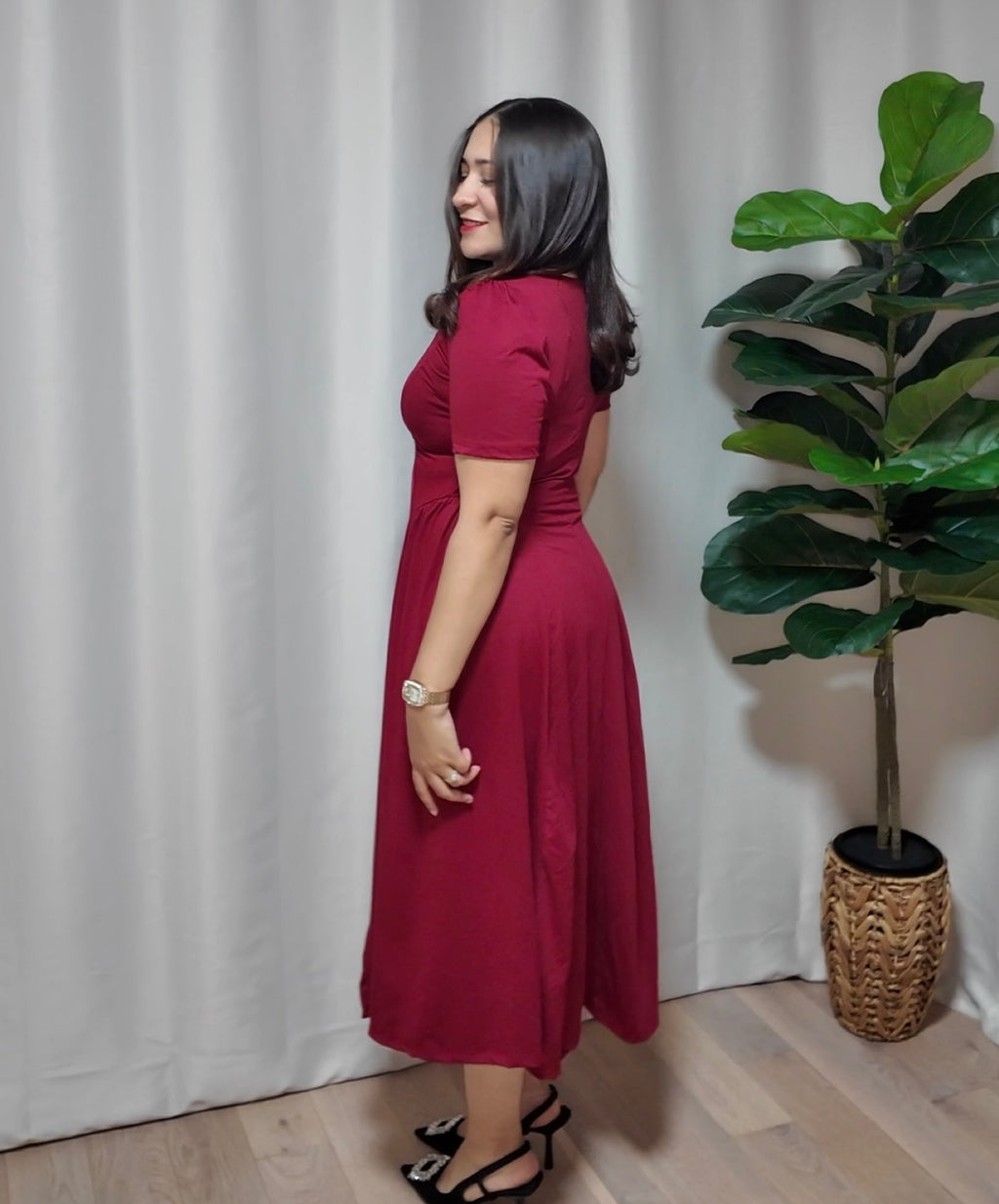 VENICE DRESS RED