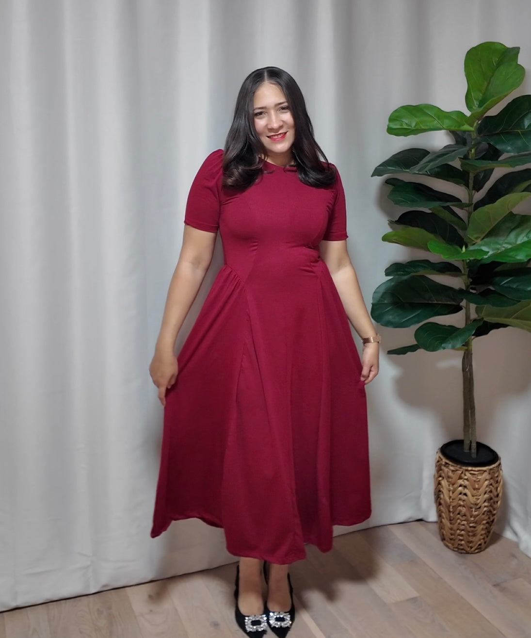 VENICE DRESS RED