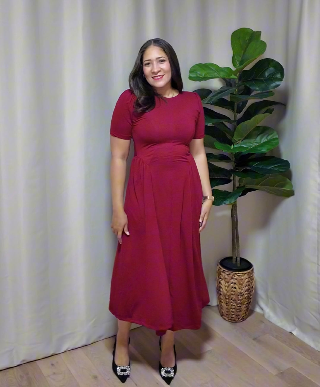 VENICE DRESS RED