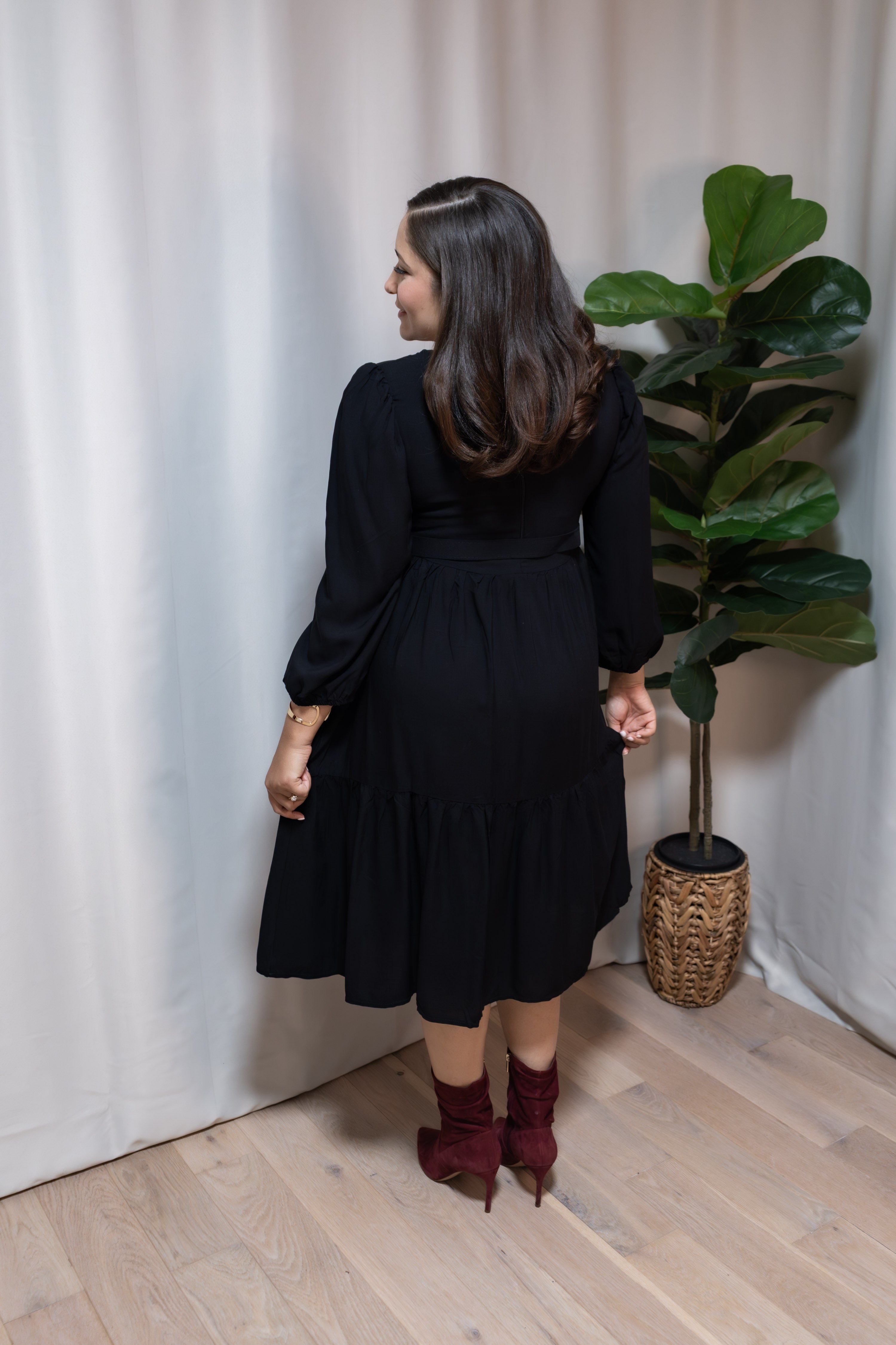 CAPRI DRESS BLACK