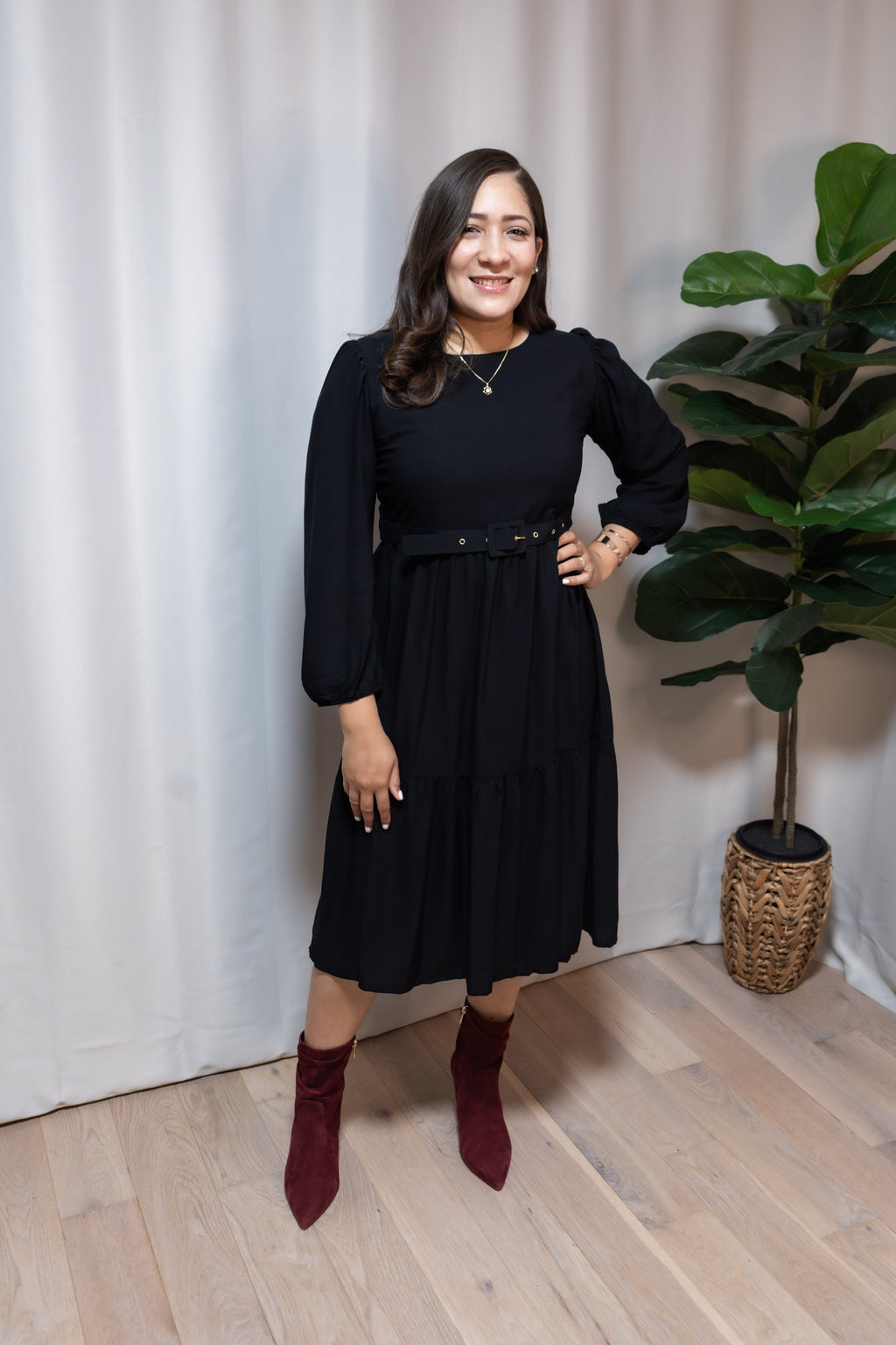 CAPRI DRESS BLACK
