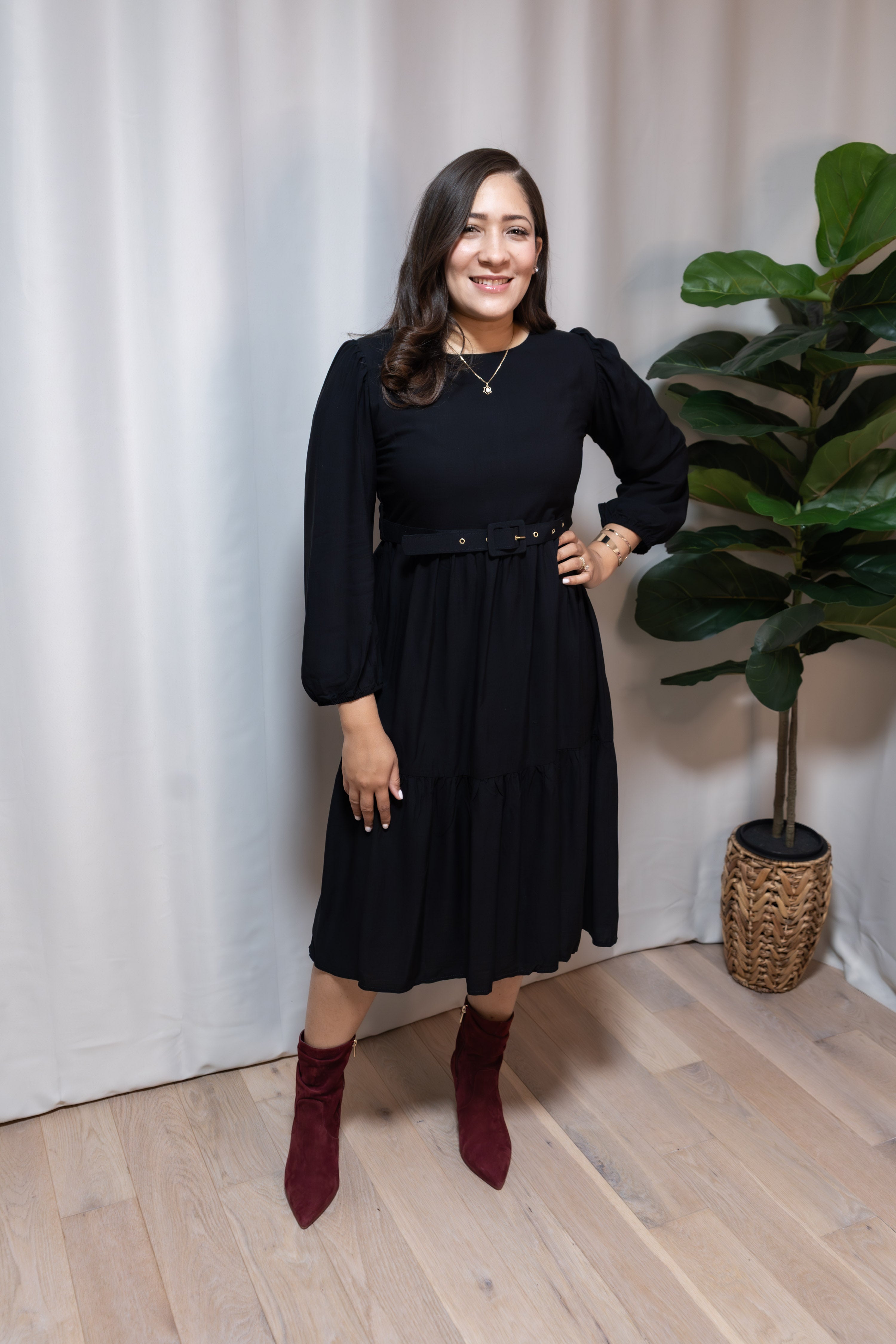 CAPRI DRESS BLACK