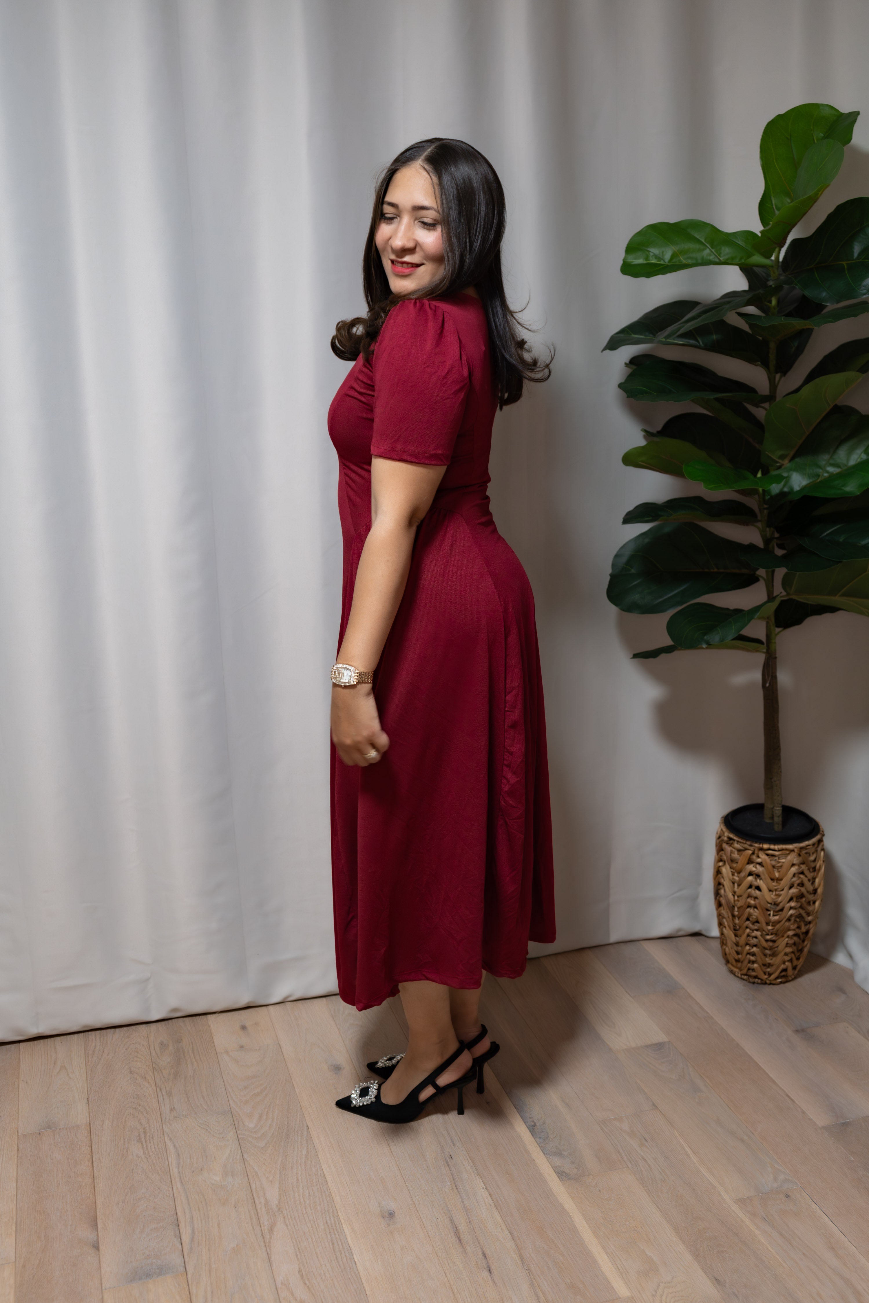VENICE DRESS RED