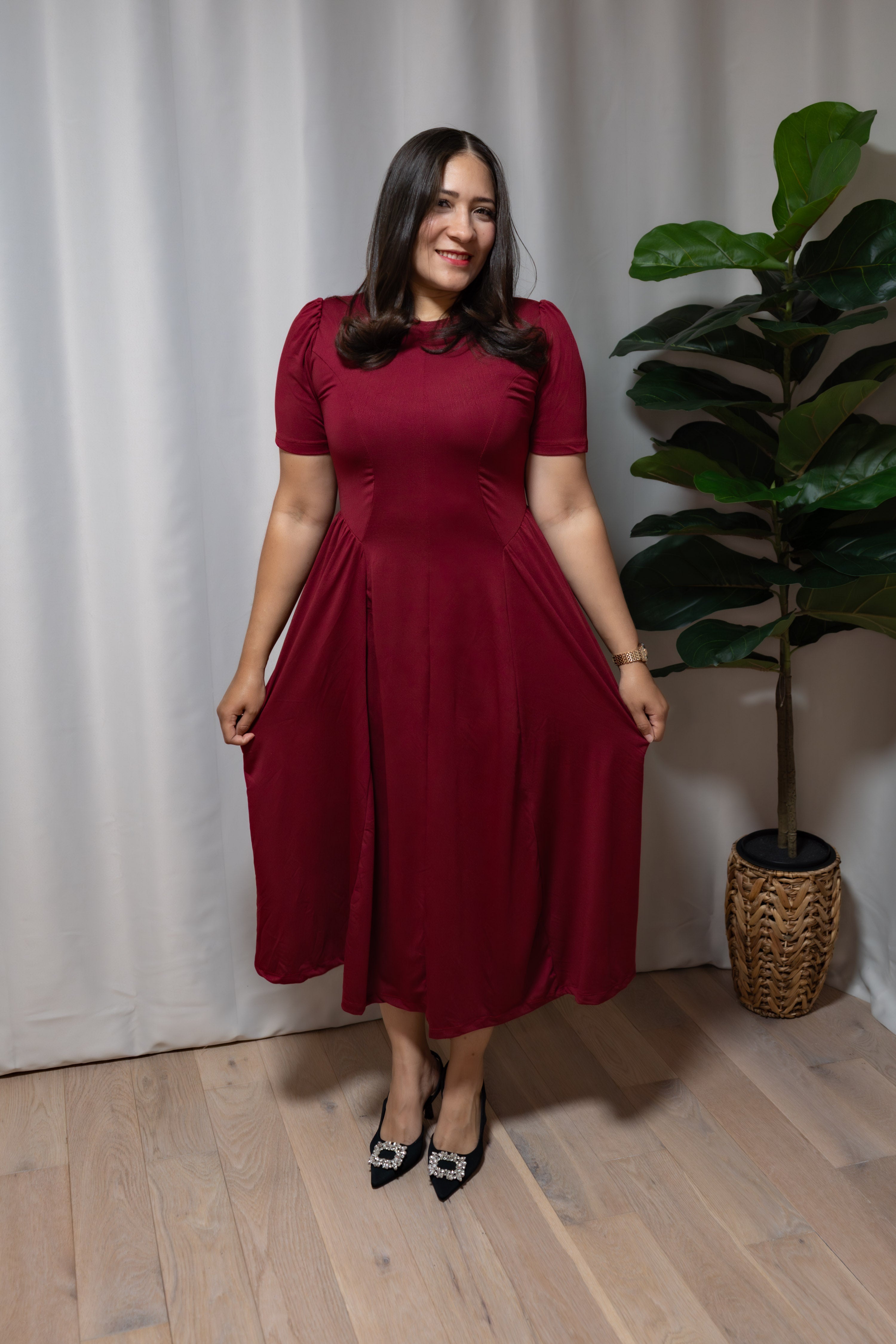 VENICE DRESS RED