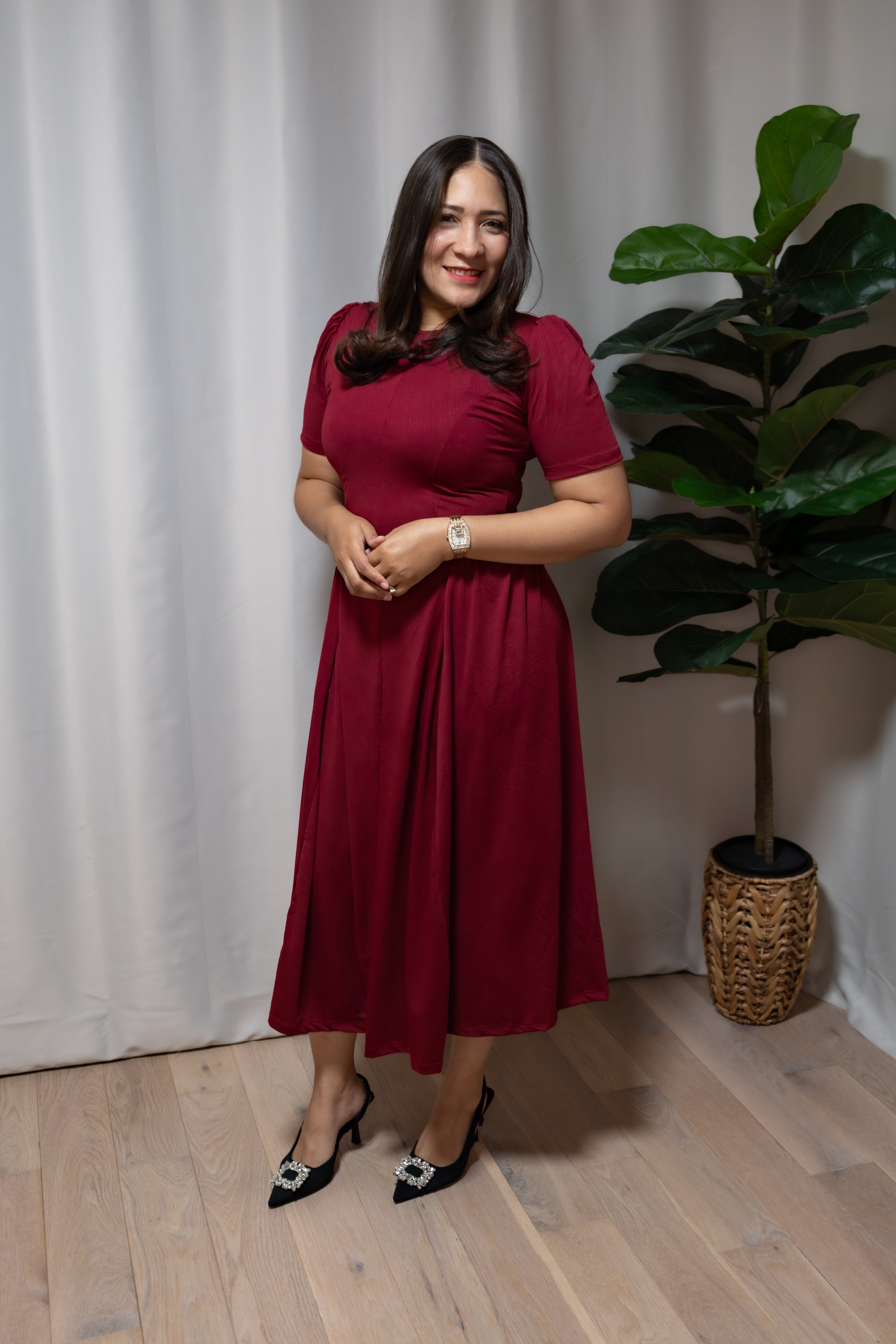 VENICE DRESS RED