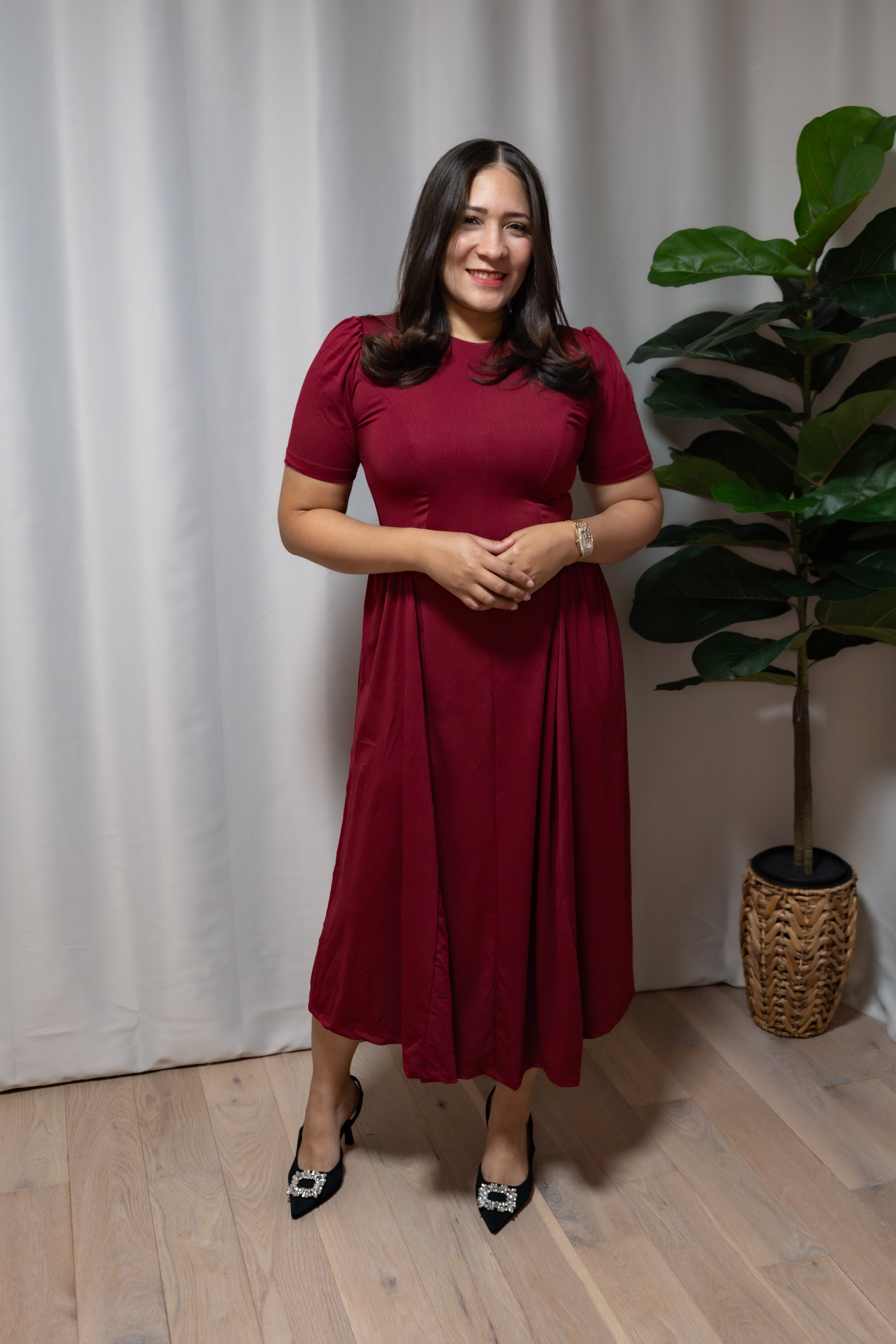 VENICE DRESS RED